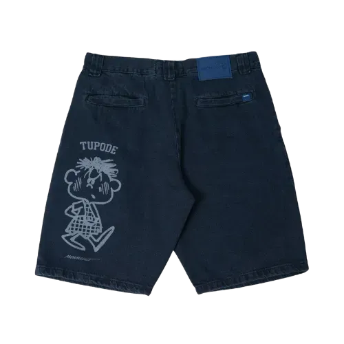Turma da Mônica x TUPODE Bermuda 994 Chino Cascao Old Jeans Preto Stone