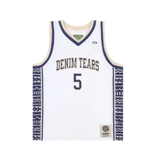 Jersey Denim Tears Game White - Droper