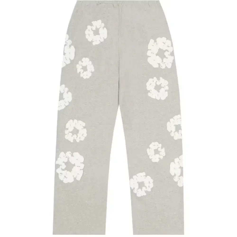 Calça Denim Tears Cotton Wreath Baggy Grey - Droper