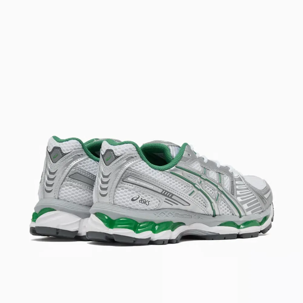Asics Gel-Kayano 12.1 White Pure Silver Green - Droper
