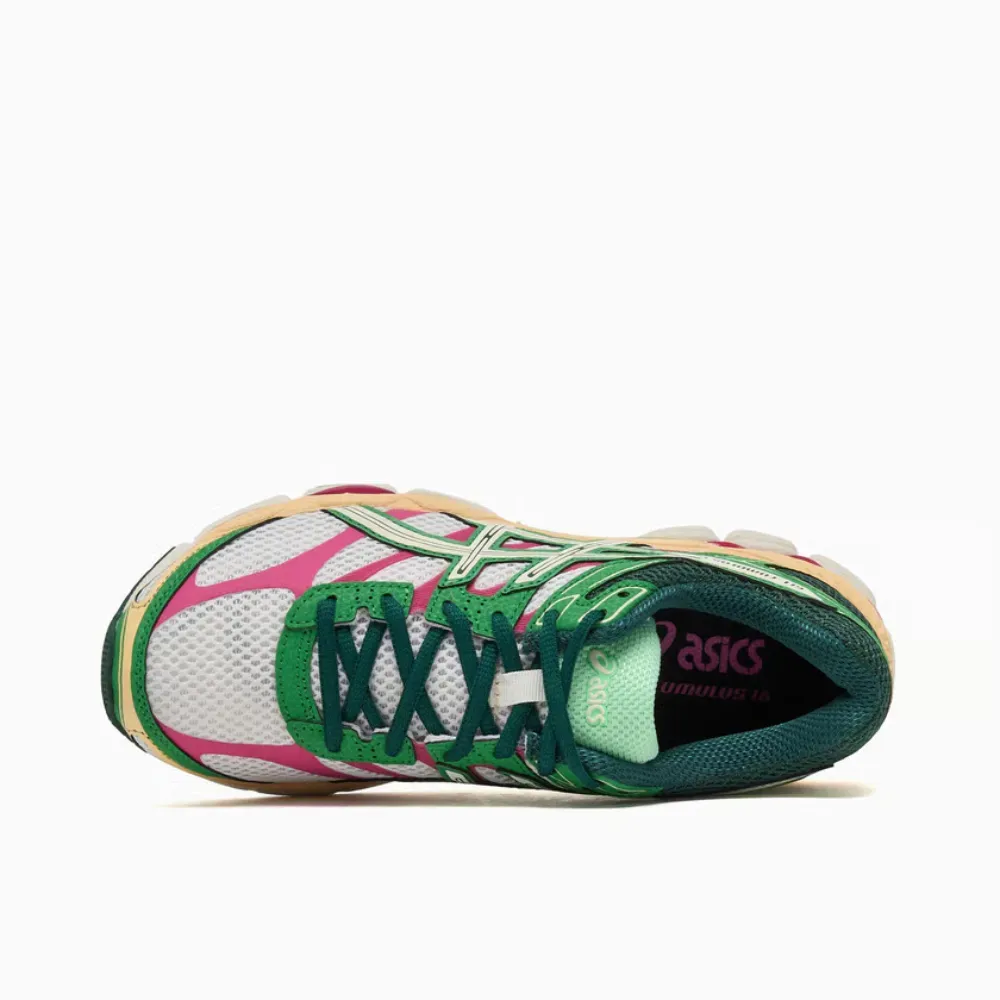 Asics Gel-Cumulus 16 Green Pink White - Droper