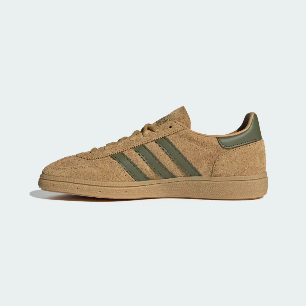 adidas Handball Spezial Golden Beige Focus Olive Gum - Droper
