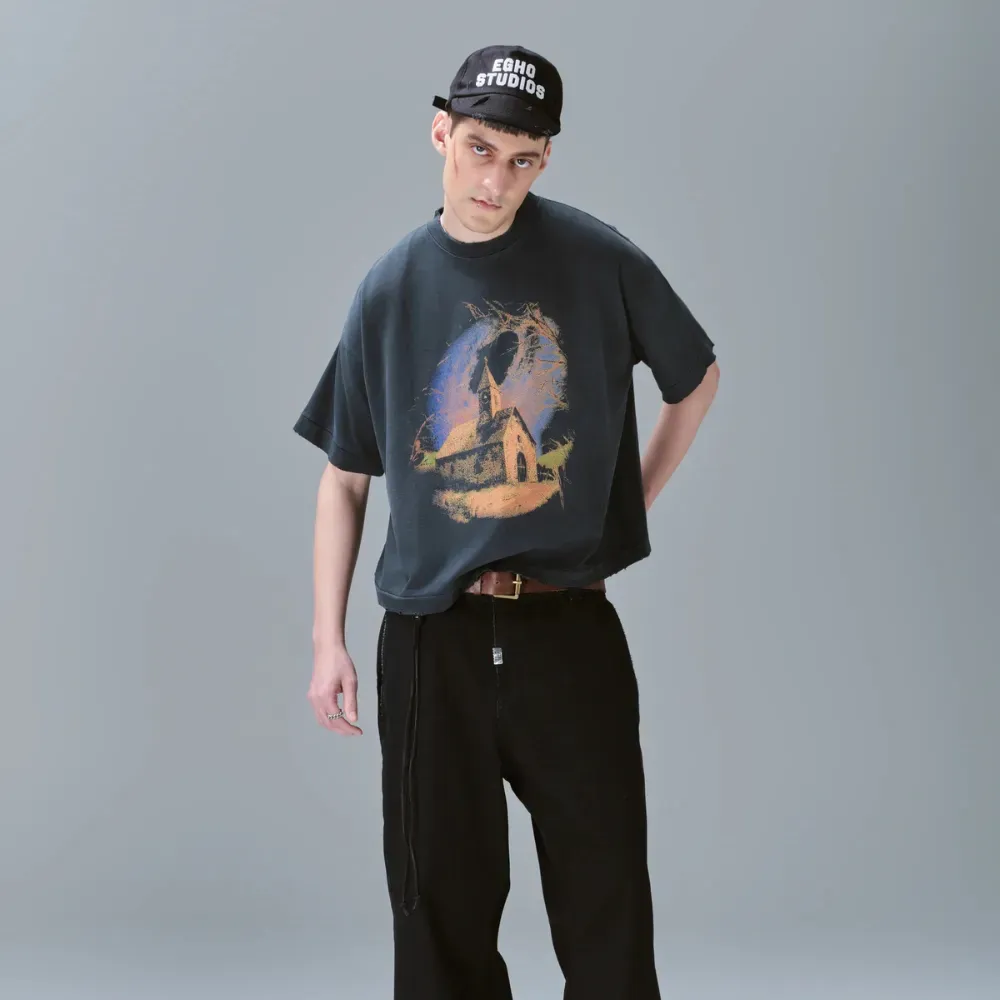 Camiseta Egho Studios Boxy Capela foto 1