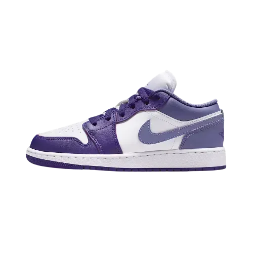 Air Jordan 1 Low GS Court Purple White Dusty Amethyst