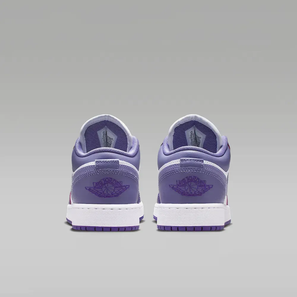 Air Jordan 1 Low GS Court Purple White Dusty Amethyst - Droper