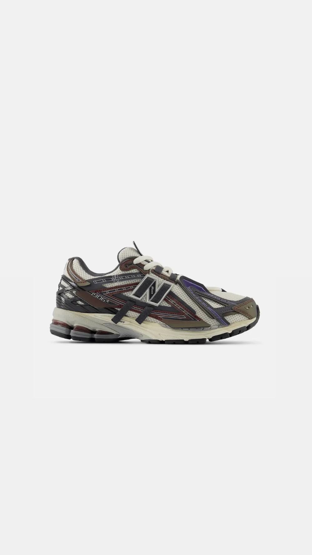 New Balance 1906A Classic Crimson Sea Salt Black Cement — 37 / 38 / 39 / 40 / 41 / 42, Novo