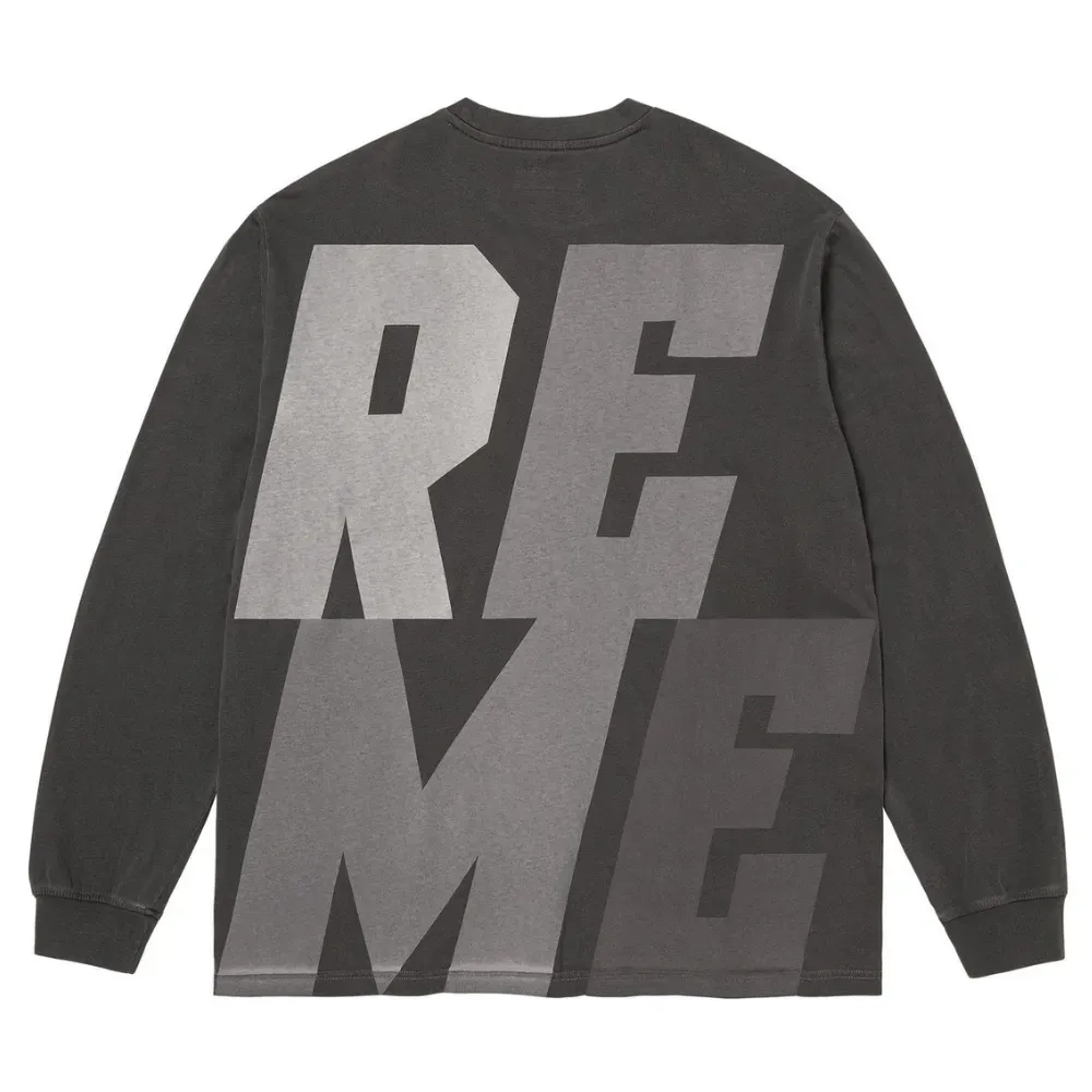 Camiseta Supreme Manga Longa Reflective Black - Droper