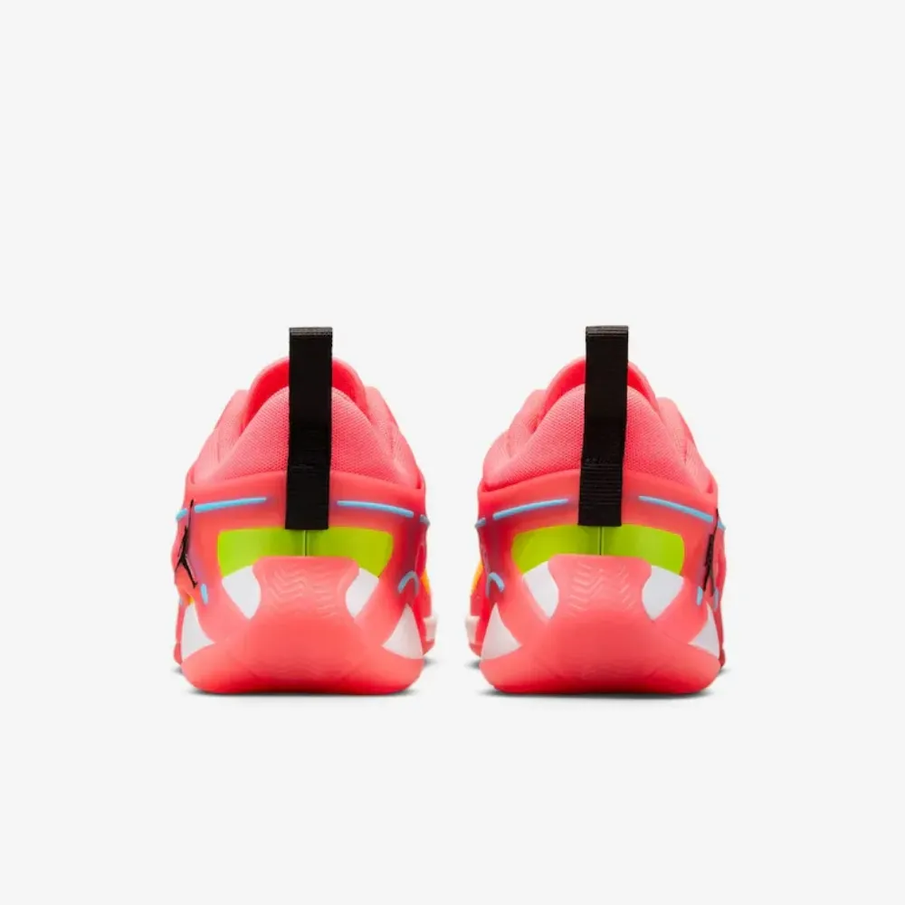 Air Jordan Heir Be Seen Hot Punch Laser Orange Cyber Black - Droper