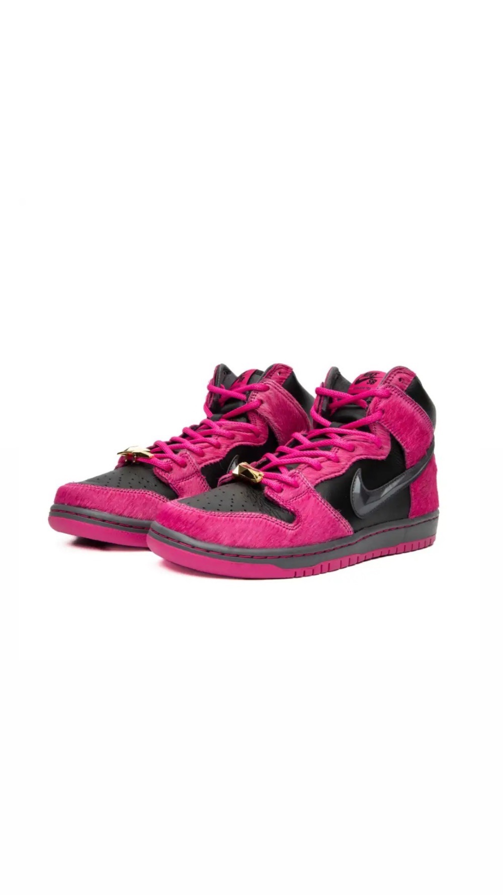 Nike SB Dunk High Run the Jewels Active Pink and Black — 38 / 39 / 40 / 41 / 42, Novo