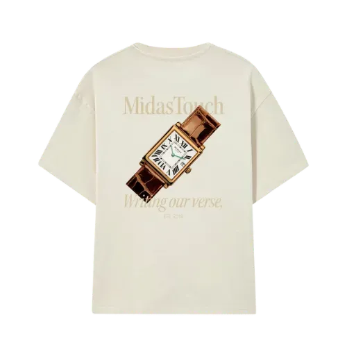 Camiseta Midas Touch Watch Off-White - Droper