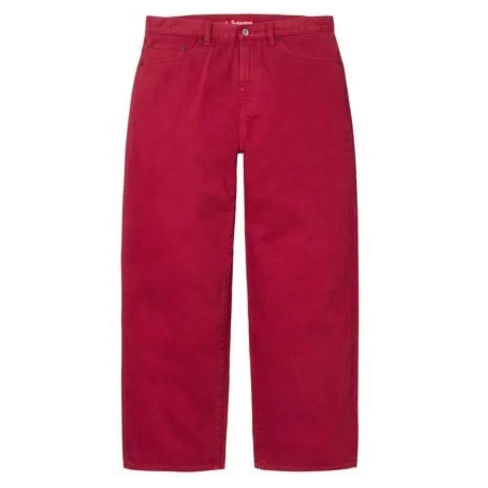 Calça Supreme Baggy Jeans Red FW25-W1 - Droper