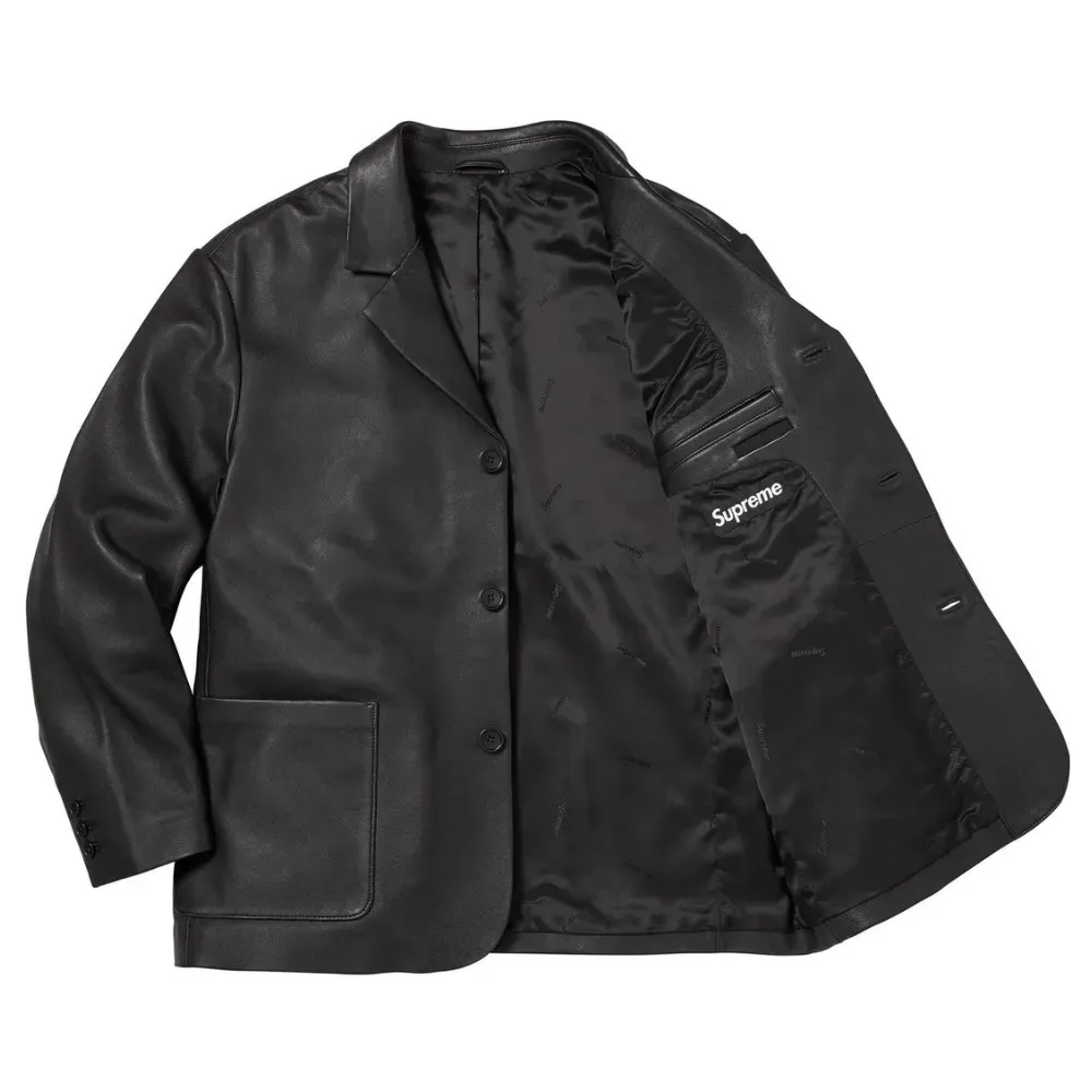 Blazer Supreme Leather Black FW25-W1 - Droper