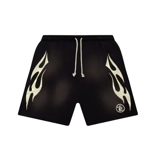 Shorts Hellstar Flame Brown White