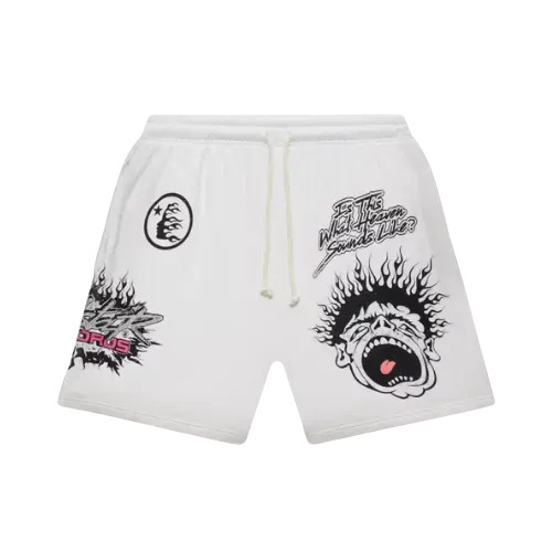 Shorts Hellstar Records White