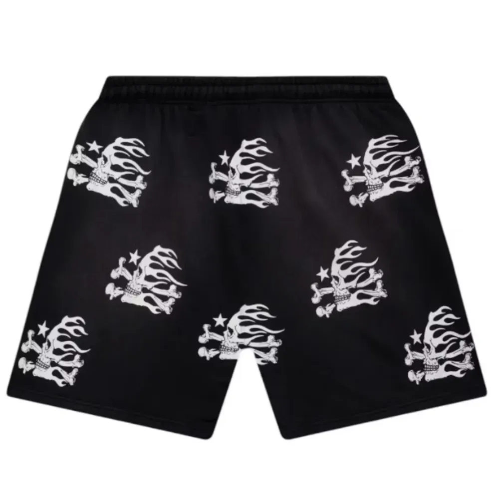 Shorts Hellstar Skull Black - Droper