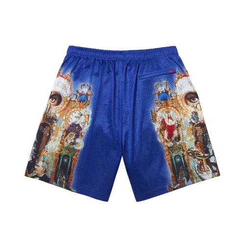 Michael Jackson x Supreme Short Dangerous Mesh Royal FW25-W18 - Droper