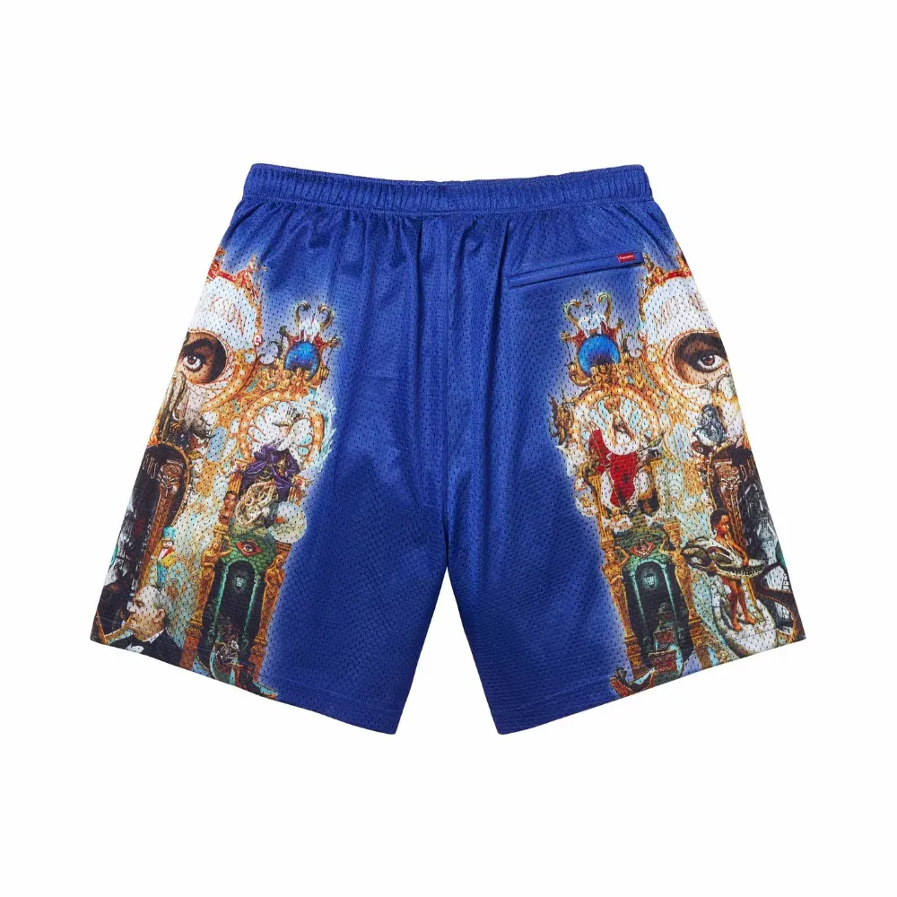 Michael Jackson x Supreme Short Dangerous Mesh Royal FW25-W18 - Droper