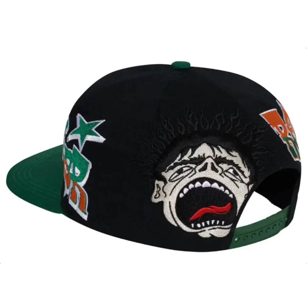 Boné Hellstar Records Snapback Green Black - Droper