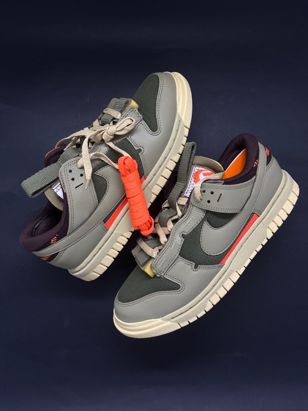 Nike Air Dunk Jumbo Medium Olive — 42, Novo