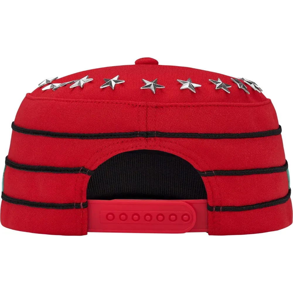 岳*様 【美品】Supreme Star Pillbox Cap RED 完売品 Boné Supreme Stars Studded Pillbox Red FW25-W1 - Droper