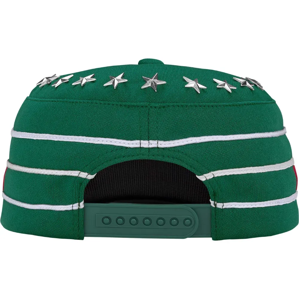 Boné Supreme Stars Studded Pillbox Dark Green FW25-W1 - Droper