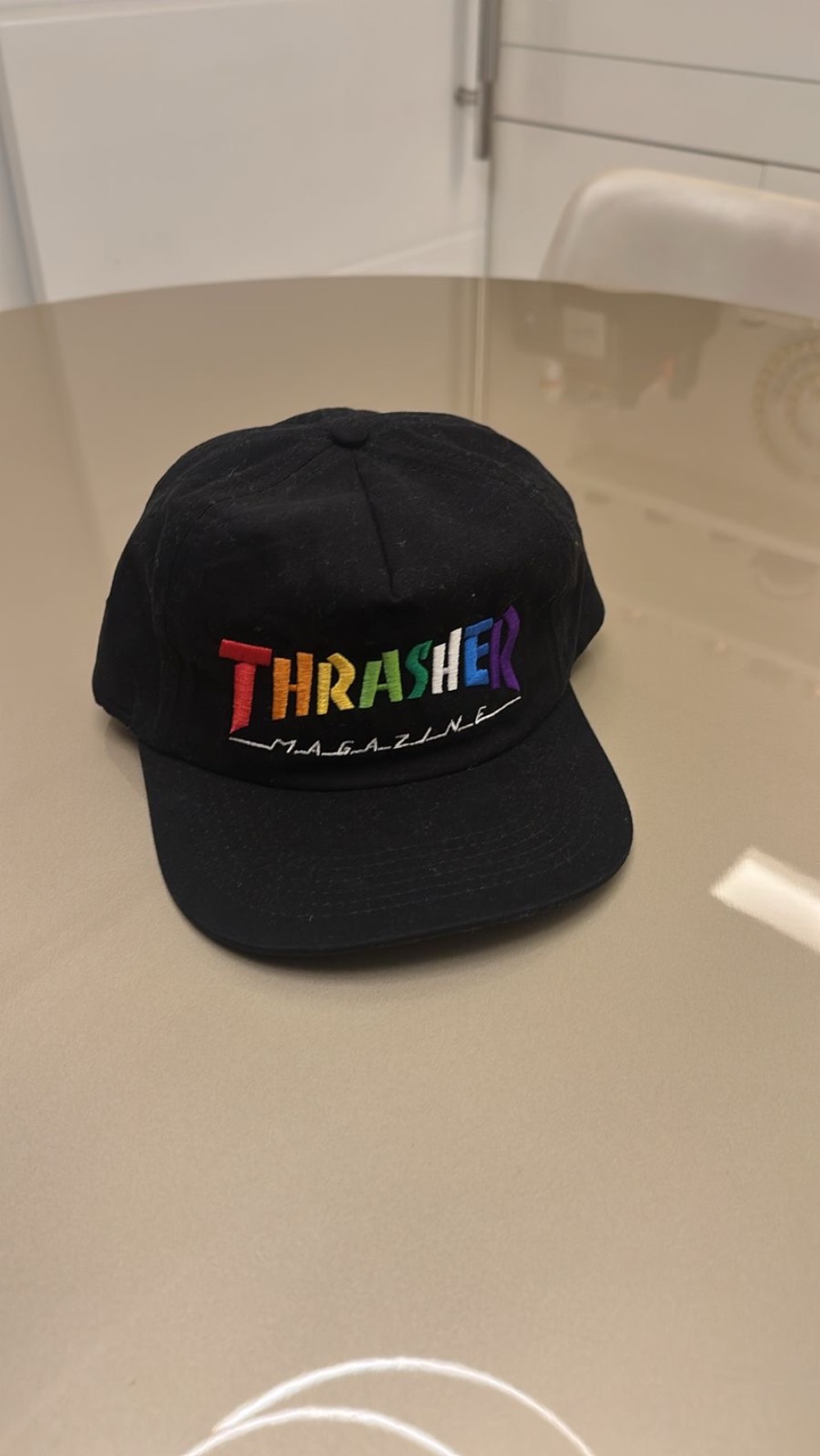 Boné Thrasher Rainbow Preto