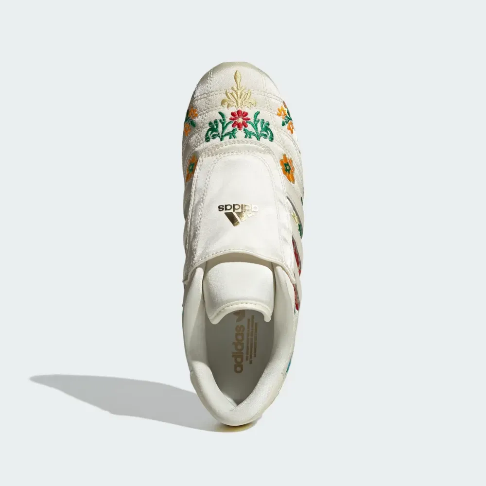 adidas Taekwondo Cream White Gold Metallic Gum - Droper
