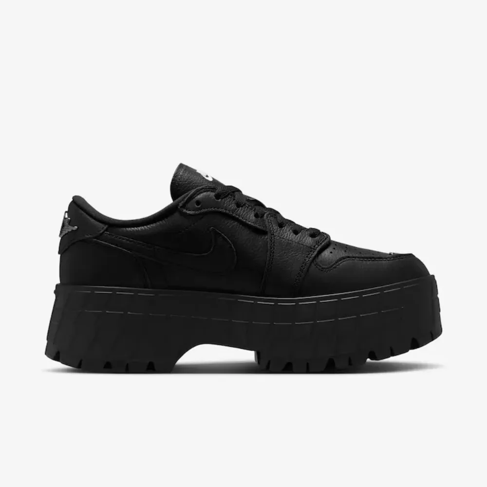 Air Jordan 1 Brooklyn Low Metallic Black - Droper