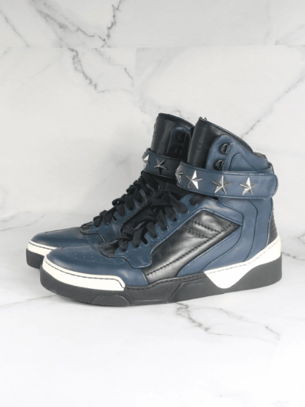 Tênis Cano Alto Givenchy Tyson Azul Marinho