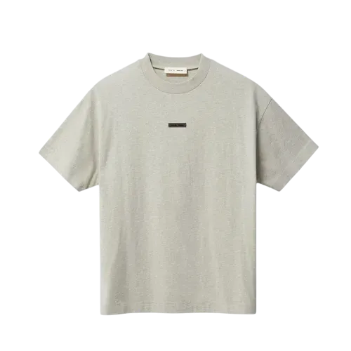 Camiseta Fear of God Essentials Classic Heather Stone