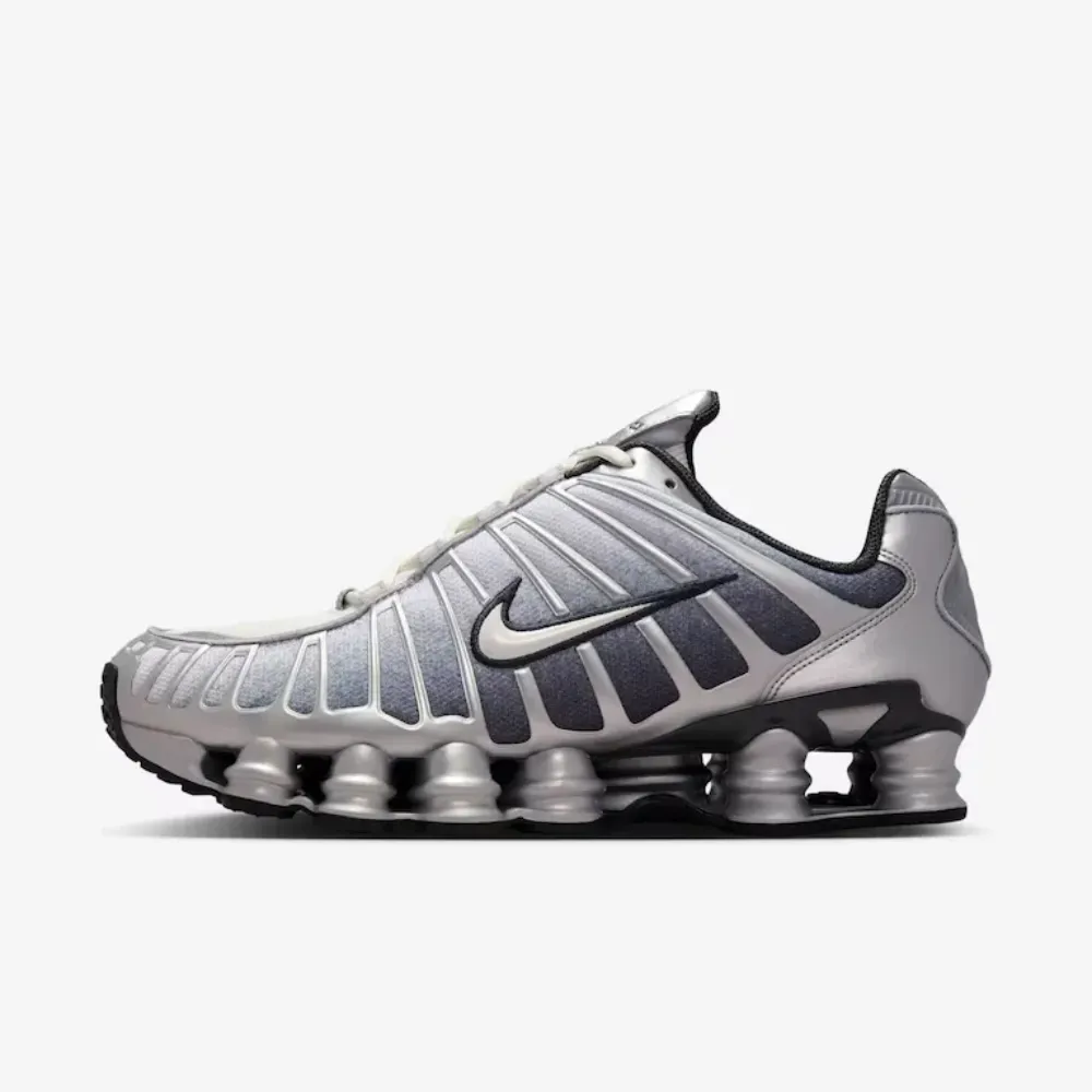 靴 NIKE Shox TL llic Silver W28.5 M27.5 Nike Shox TL Fade Metallic Silver - Droper