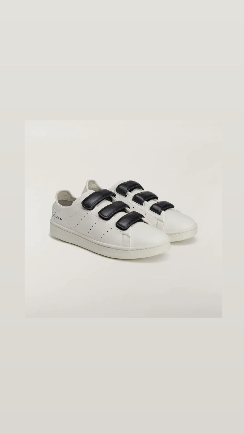 Y-3 x adidas Stan Smith Hook-And-Loop Orbit Grey Black — 38 / 39 / 40 / 41 / 42 / 44, Novo