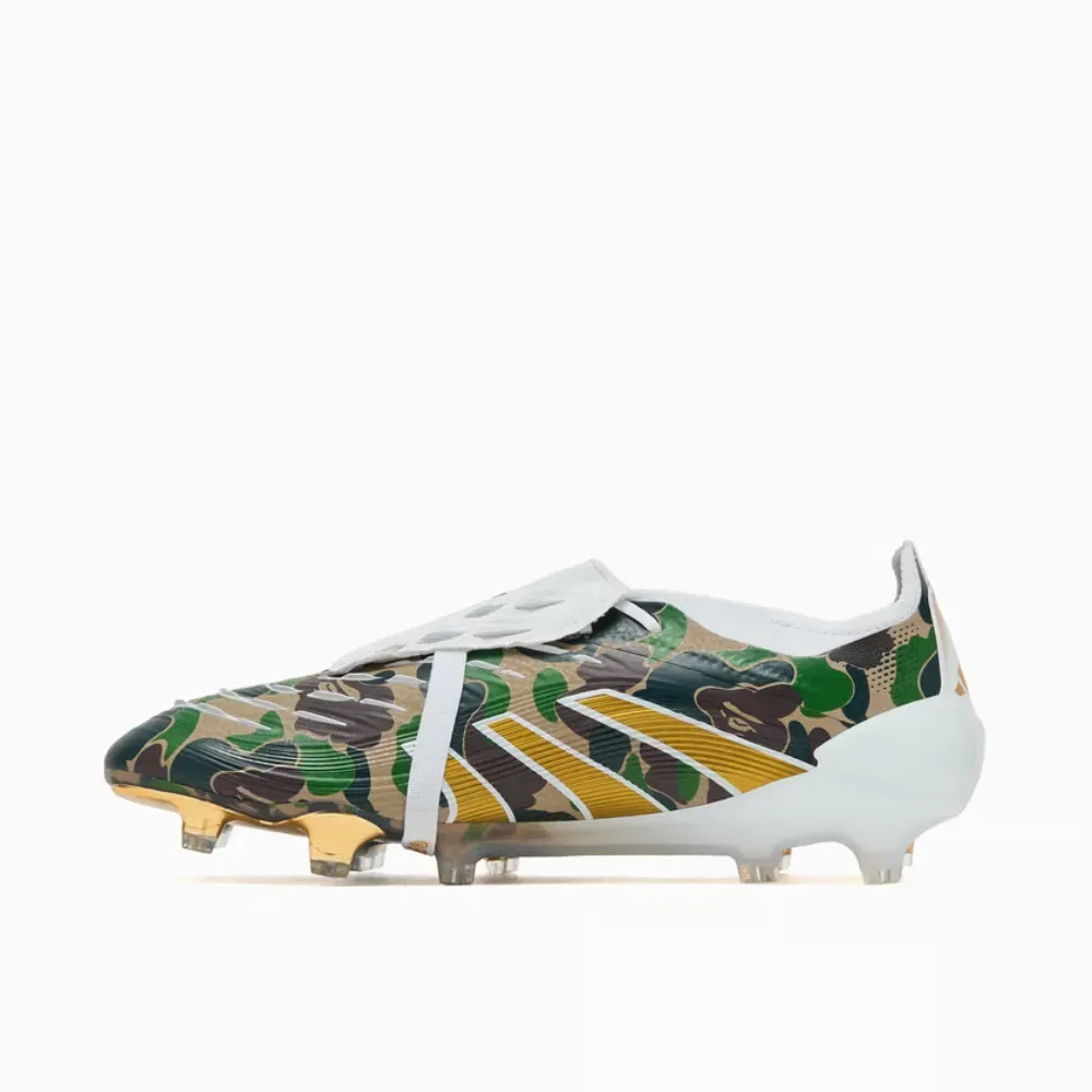 BAPE x adidas Predator Elite Hemp Gold Metallic Cloud White - Droper