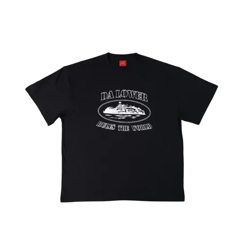 Camiseta Corteiz Alcatraz Da Lower Black