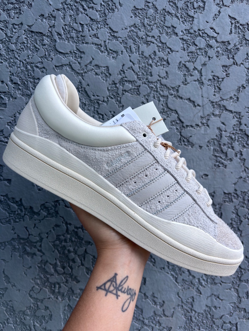 Bad Bunny x adidas Campus Light Cloud White