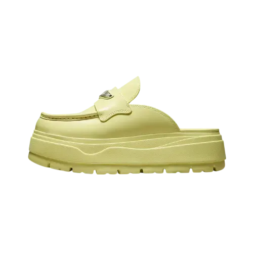 Air Jordan Mule Luminous Green Metallic Silver