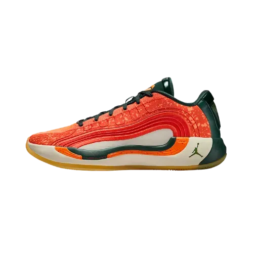 Jordan Luka 4 Black Orange Pulse Electric Green Team Orange - Droper