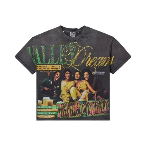 Camiseta Vale Lives Forever Xhale Bling Black