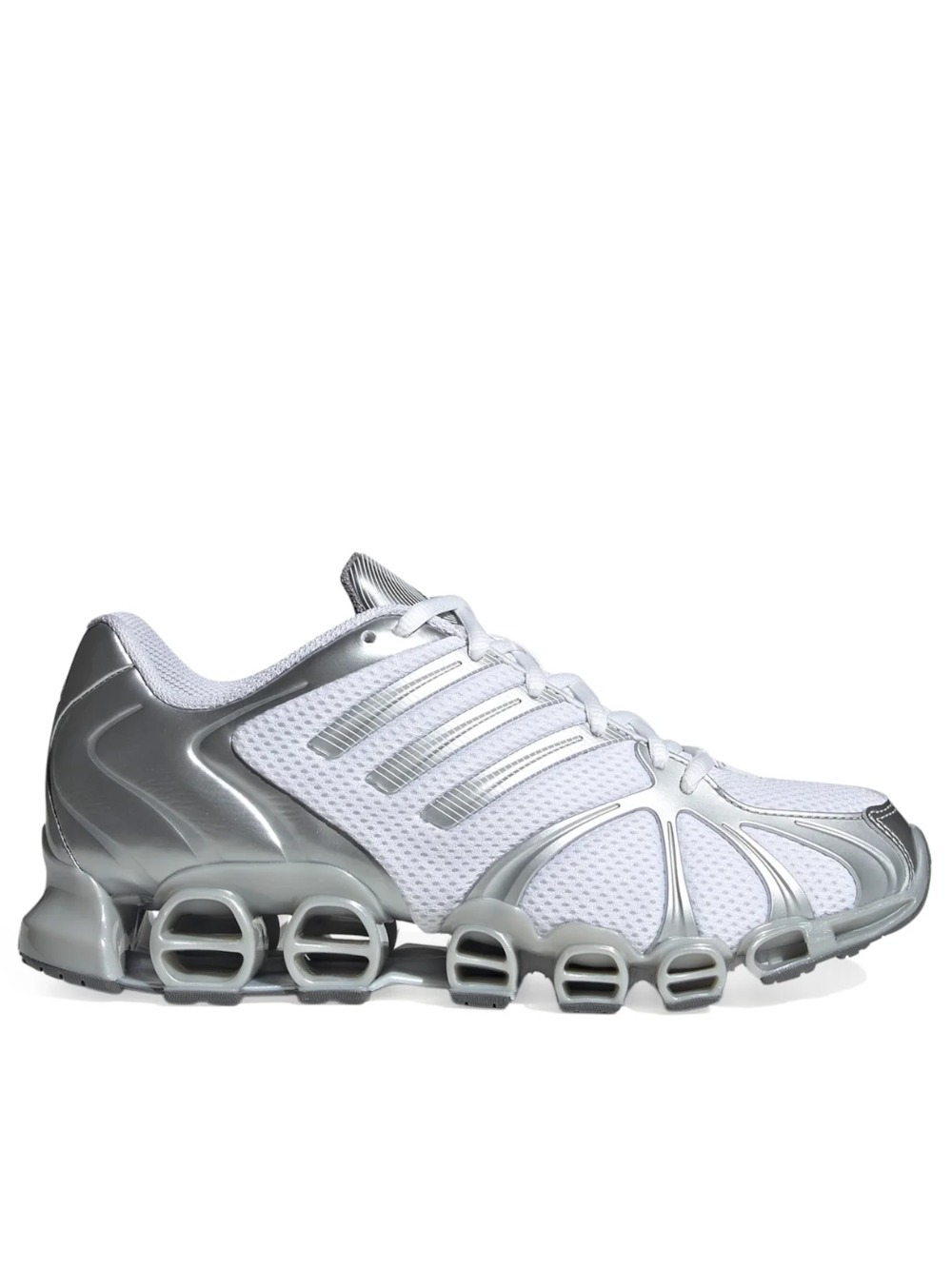 adidas Mega Ghostride Cloud White Silver Metallic Matte Silver