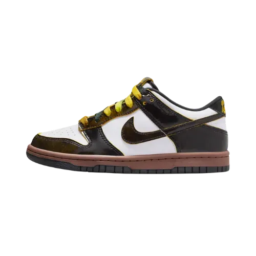 Nike Dunk Low SE GS Panda-Monium White Black Fauna Brown