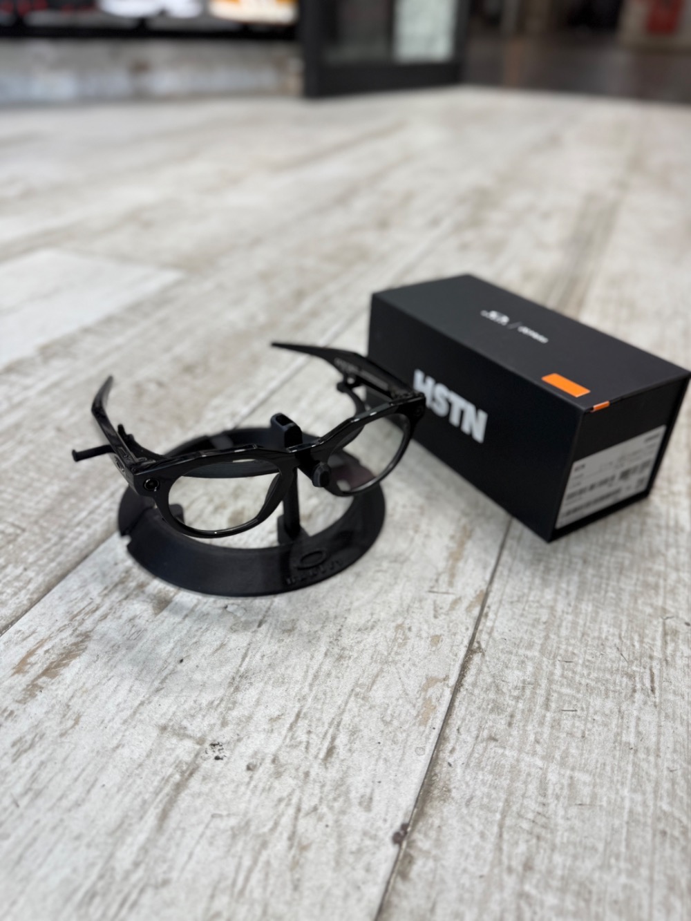Meta x Oakley HSTN Clear Black