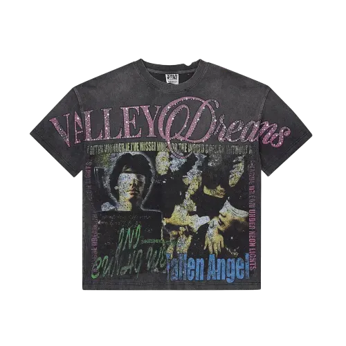 Camiseta Vale Lives Forever Valley Fallen Bling Grey