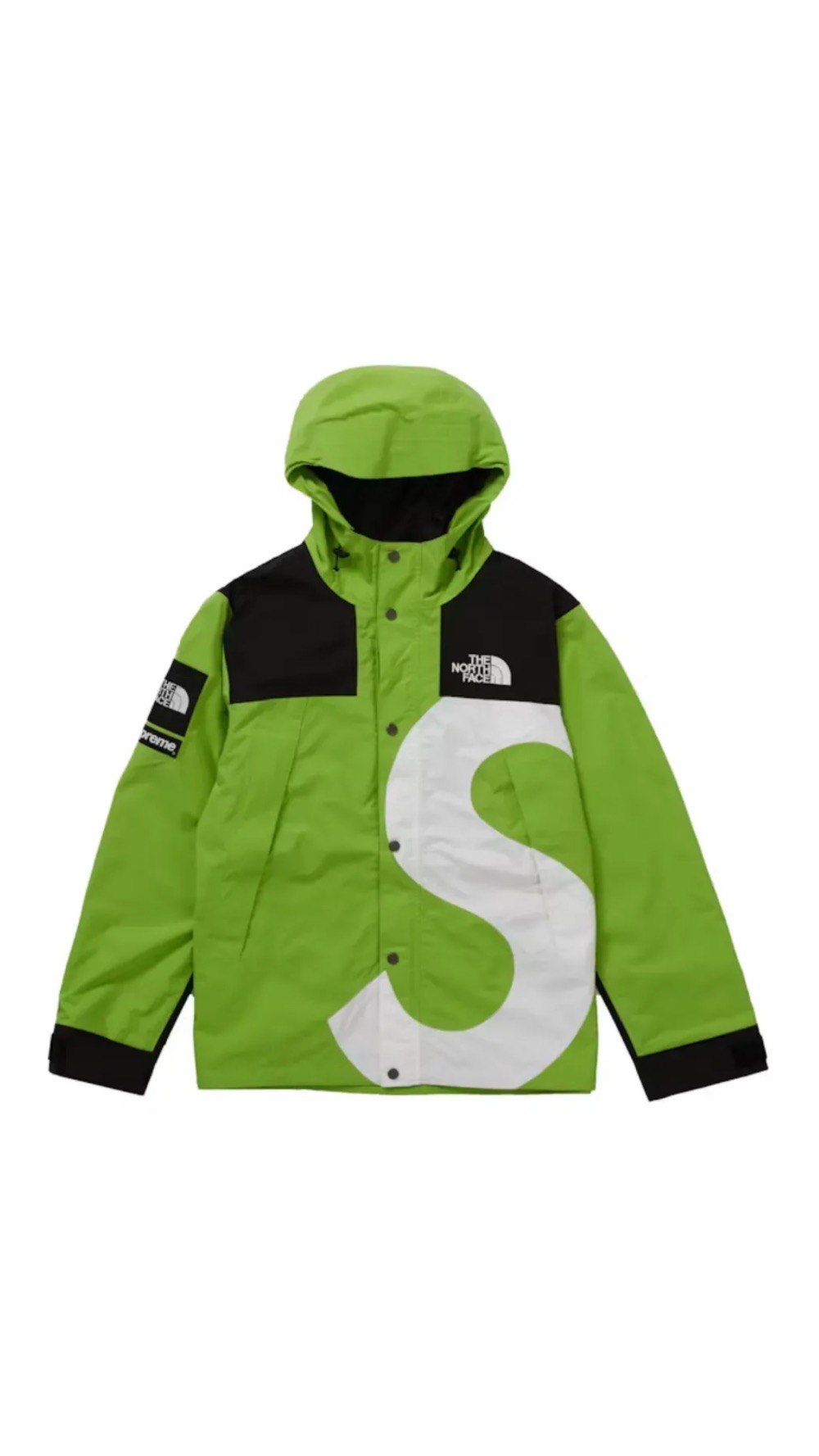 The North Face x Supreme Jaqueta S Logo Mountain Lime — P, Novo