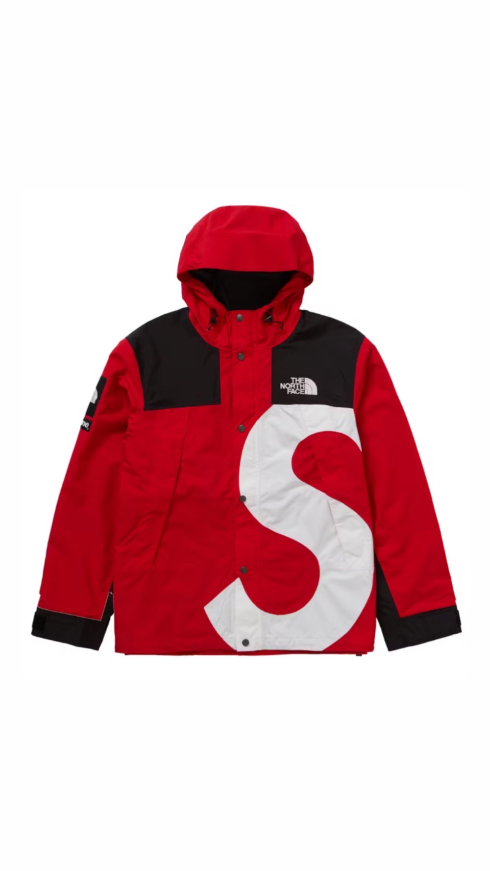 The North Face x Supreme Jaqueta S Logo Mountain Red — M, Novo