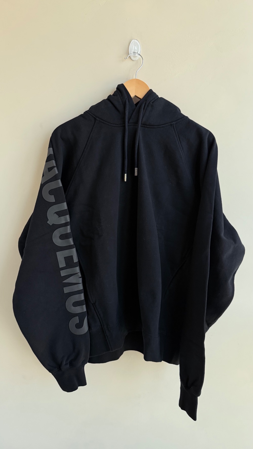 Jacquemus Moletom Typo Logo Preto