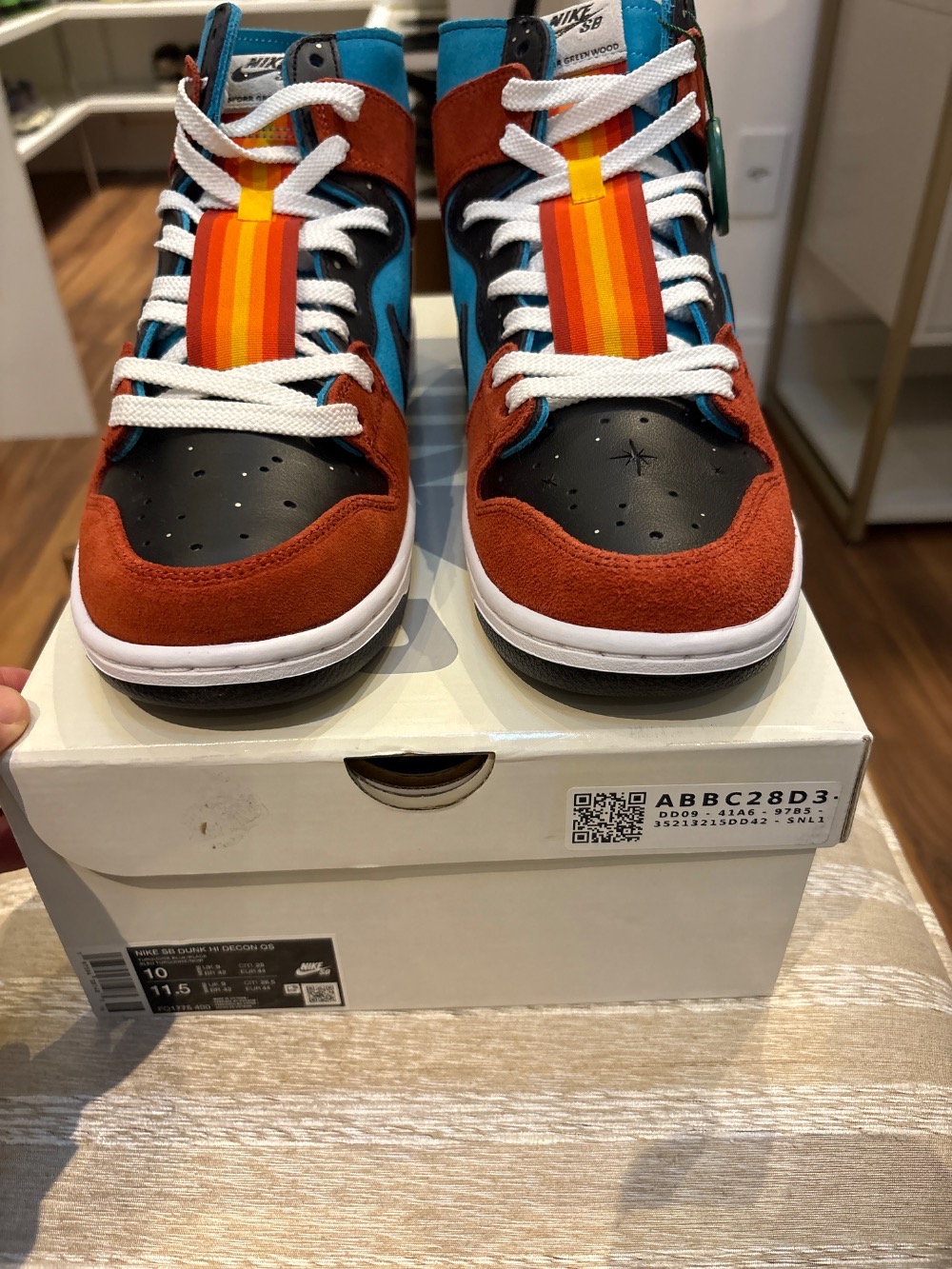 Di'orr Greenwood x Nike SB Dunk High Navajo Arts