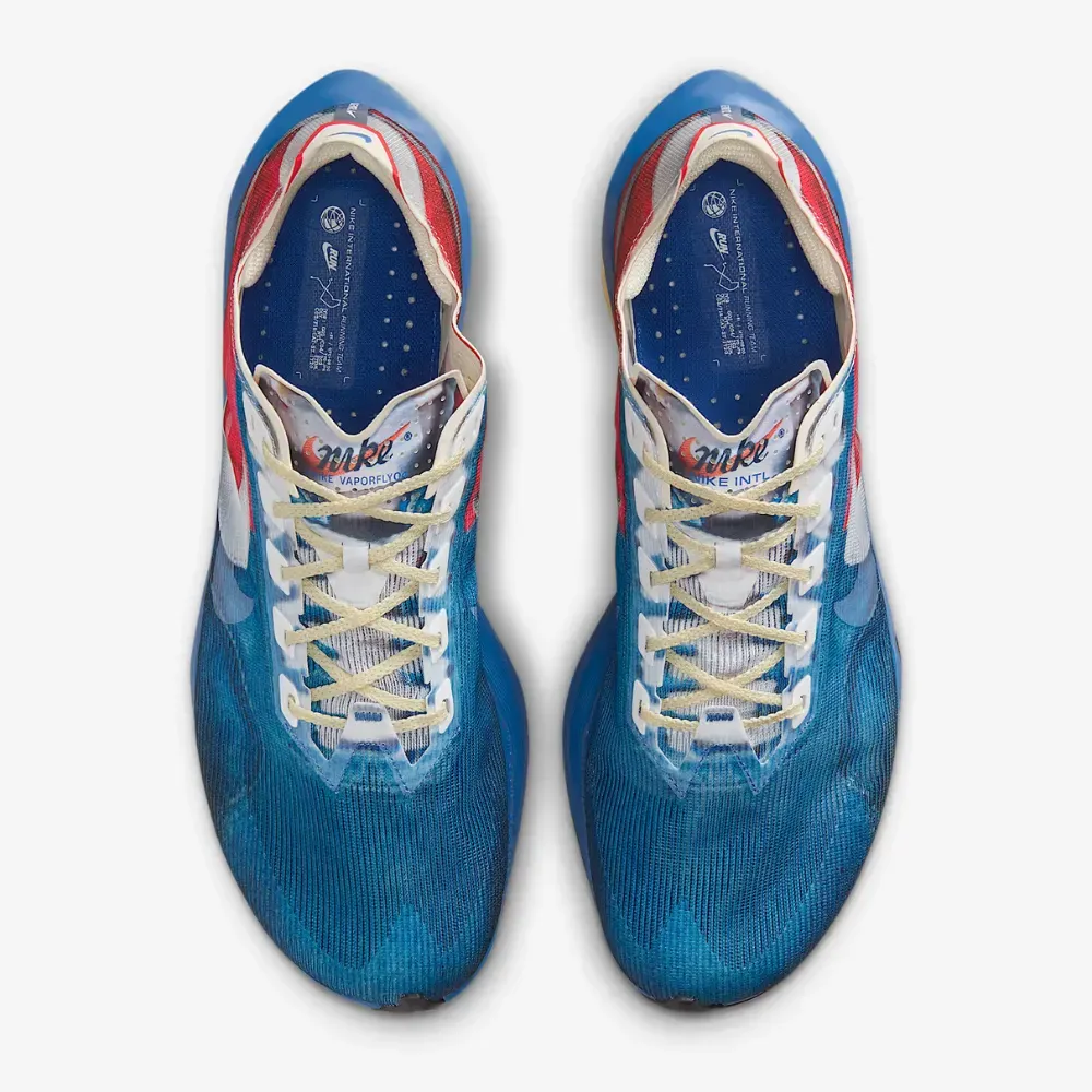 Nike Vaporfly 4 Multi-Colour Mountain Blue Fire Red Clear - Droper