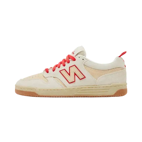 Chocolate Skateboards x New Balance Numeric 480 Sea Salt Red