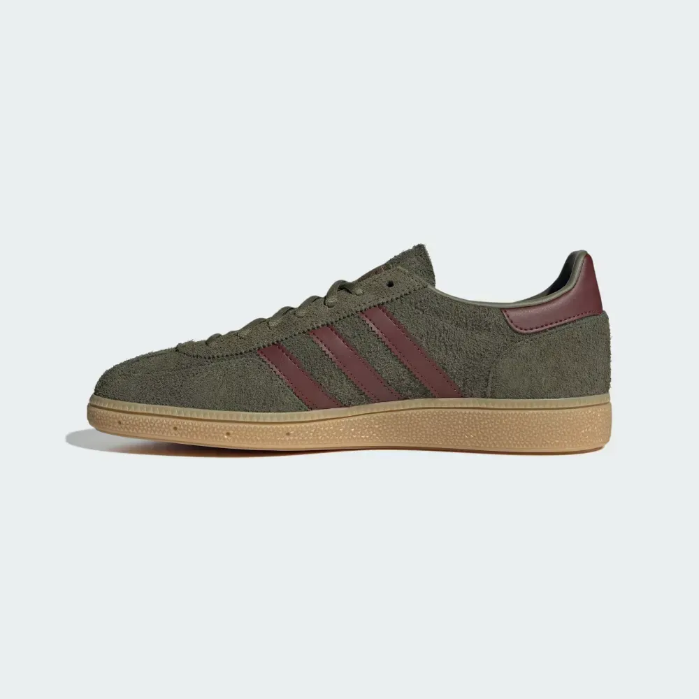 adidas Handball Spezial Focus Olive Fox Brown Gum - Droper