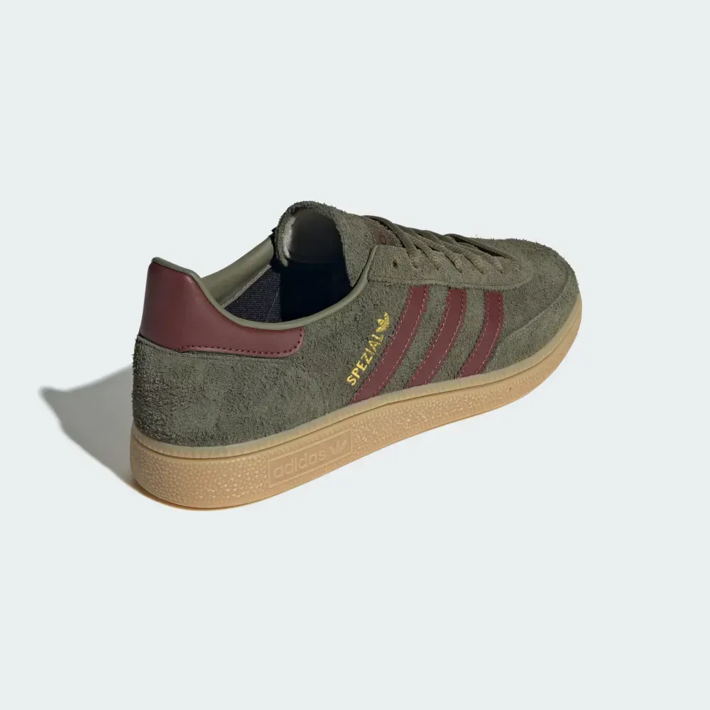 adidas Handball Spezial Focus Olive Fox Brown Gum - Droper